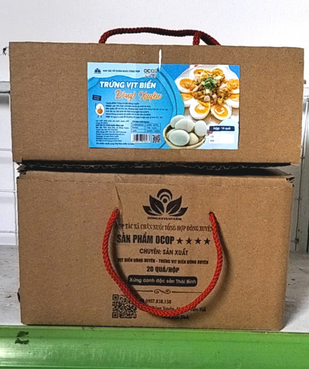 Hộp trứng vịt biển Đông Xuyên 20 quả